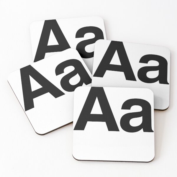 Item preview, Helvetica Aa designed and sold by badgurldesign.