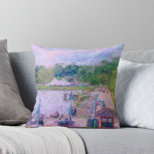 Item preview, Burlington Lake Champlain Waterfront, Vermont USA Impressionist Painting designed and sold by BonBonBunny.