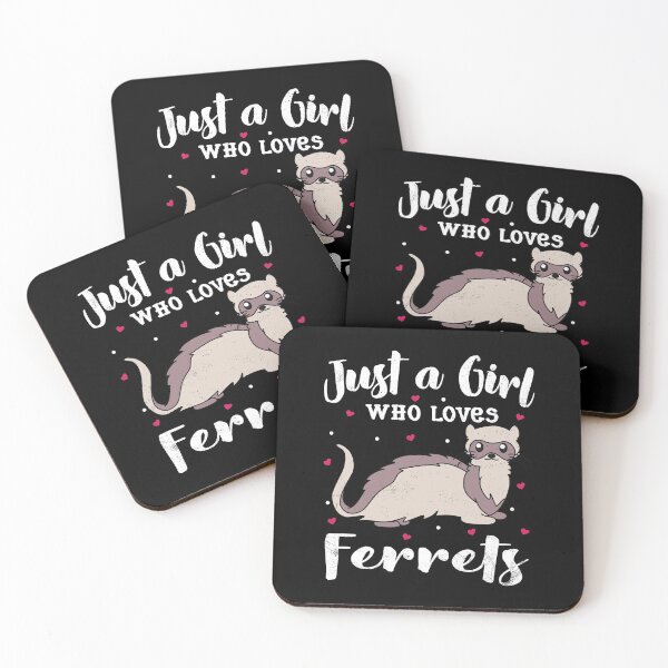 Item preview, Just A Girl Who Loves Ferrets designed and sold by rafaeltto.