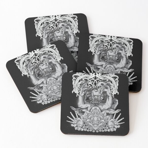 Item preview, An ogre and a Bali demon-Gothic Style designed and sold by TinoThreads.