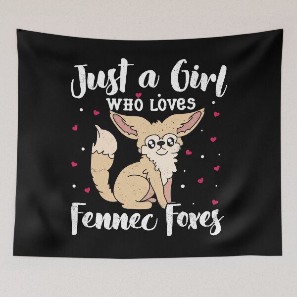 Item preview, Just A Girl Who Loves Fennec Fox designed and sold by rafaeltto.