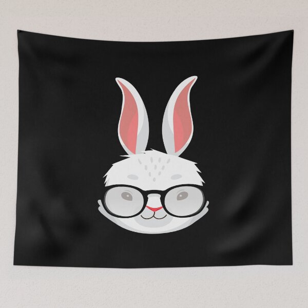 Item preview, Rabbit Rabbit Bunny Bunny With Glasses Cute Cute designed and sold by MooonTees.
