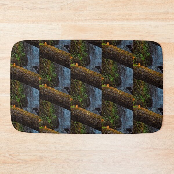 Item preview, Old growth tree toppled across Sol Duc Falls designed and sold by Elaine Bawden.