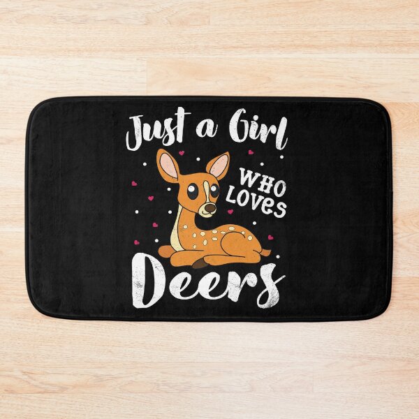 Item preview, Just A Girl Who Loves Deers designed and sold by rafaeltto.