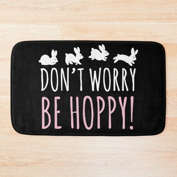 Item preview, Don't Worry Be Hoppy Bunny Rabbit Easter Bunny designed and sold by MooonTees.
