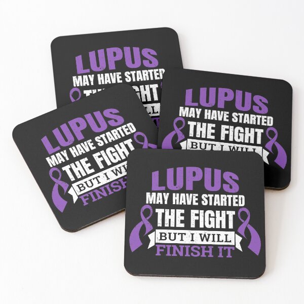 Item preview, Lupus Awareness Gift - Started The Fight But I Will Finish It - Purple Ribbon designed and sold by kntranhoang.