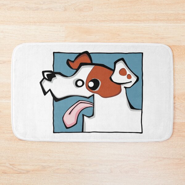 Item preview, Jack Russell Terrier - White and Tan (Face) WHITE BG designed and sold by TheChicken.