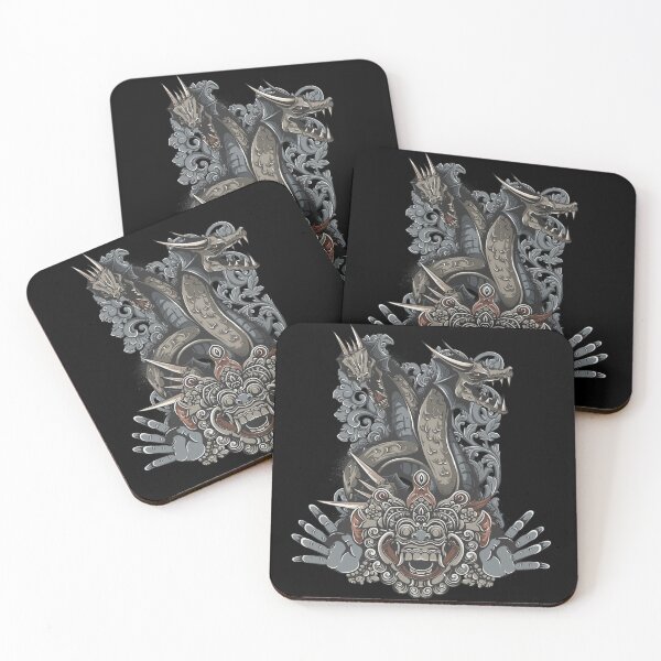 Item preview,  A two-headed dragon and a Bali demon!-GothicStyle designed and sold by TinoThreads.