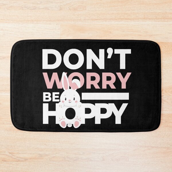 Item preview, Don't Worry Be Hoppy Bunny Rabbit Easter Bunny designed and sold by MooonTees.