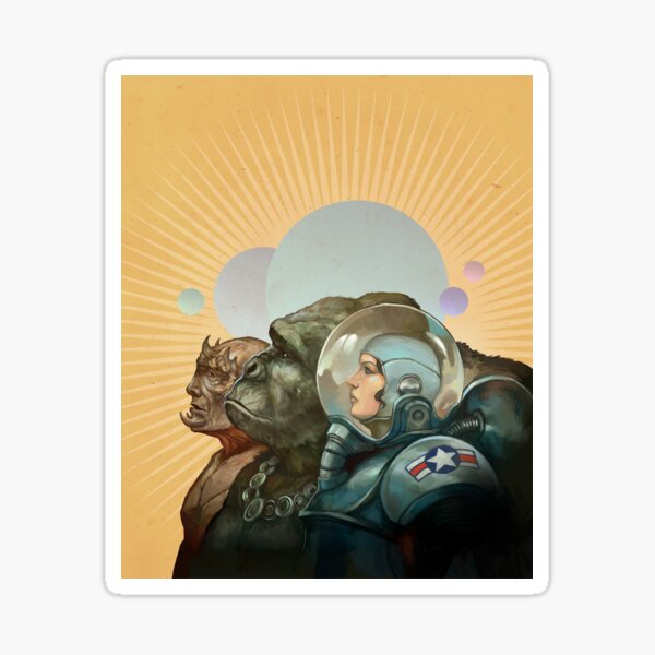 Heroes of the Solar System Sticker
