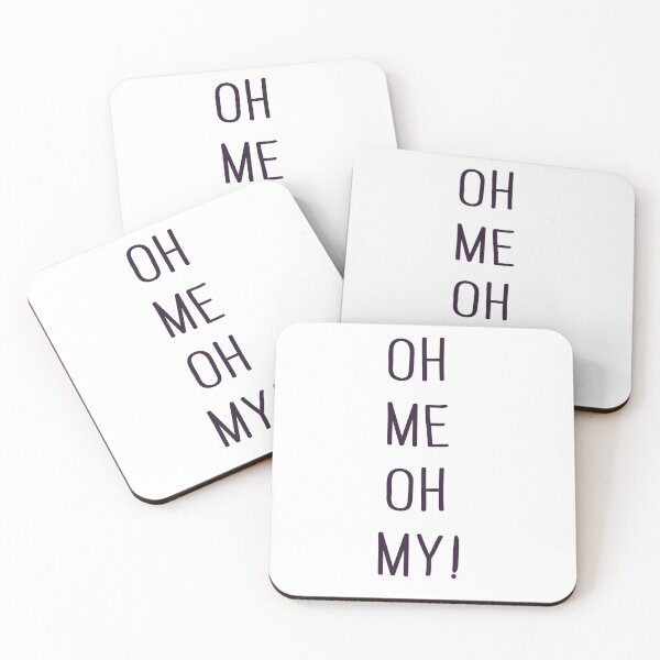 Item preview, Oh Me Oh My funny words designed and sold by Studio Ripple.