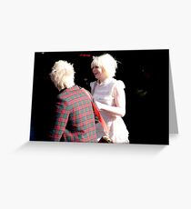 peoplescapes #338, two blonde Greeting Card