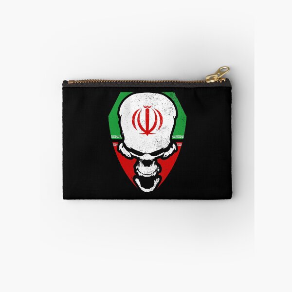 Item preview, Iranian flag with skull designed and sold by Shahan Keuork.