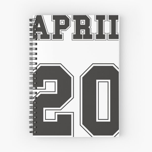 Item preview, APRIL #20 college sport style black print / 420 designed and sold by Any1Some1.