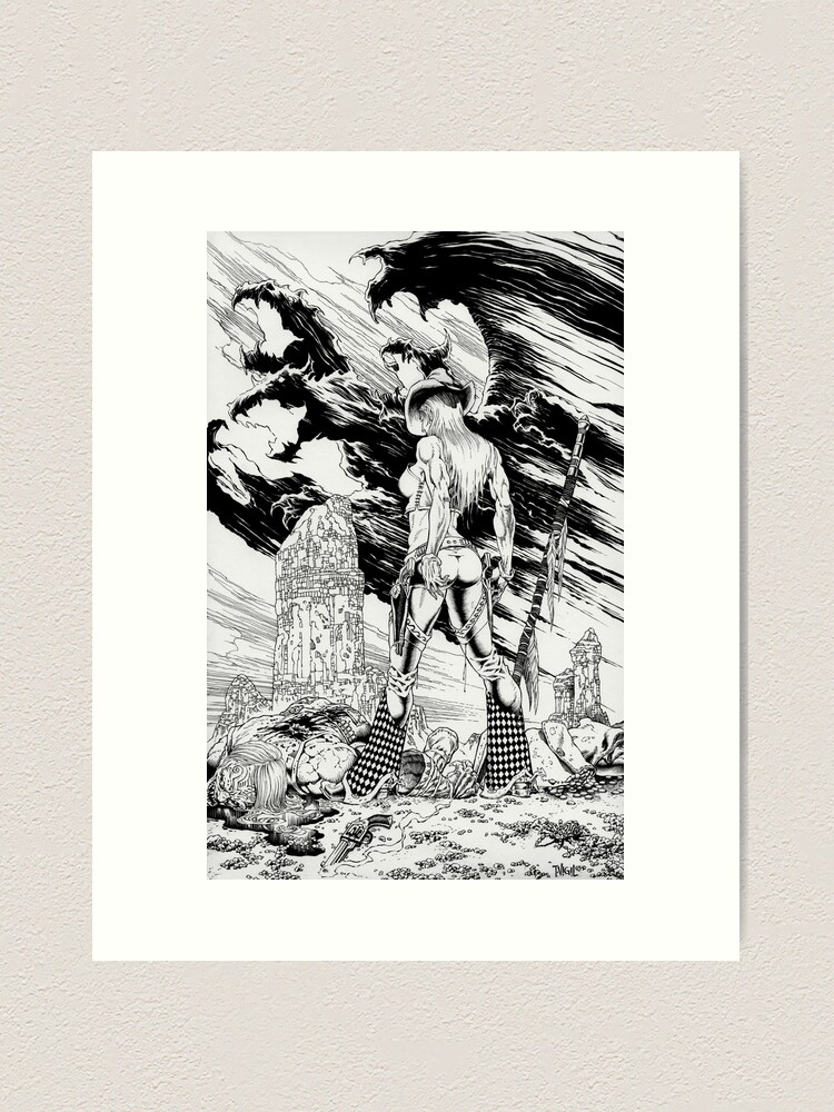 Thumbnail 2 of 3, Art Print, Sinbuck Cover designed and sold by TimVigil.