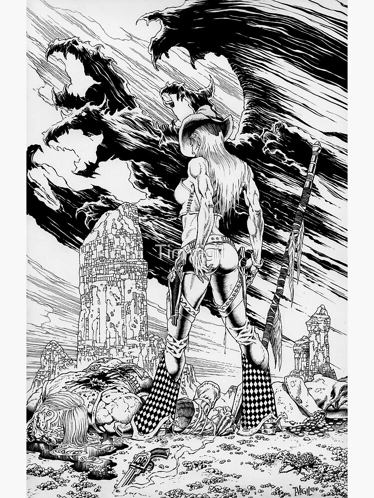 Thumbnail 3 of 3, Art Print, Sinbuck Cover designed and sold by TimVigil.