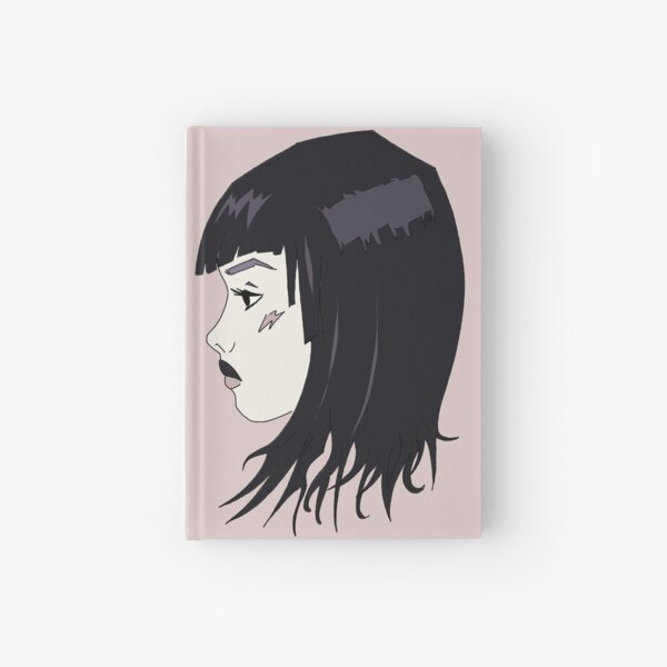 Whatever - goth girl Hardcover Journal