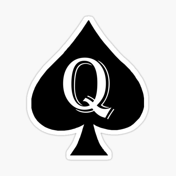 "Queen Of Spades" Sticker for Sale by Jeffmurdoc099 Redbubble