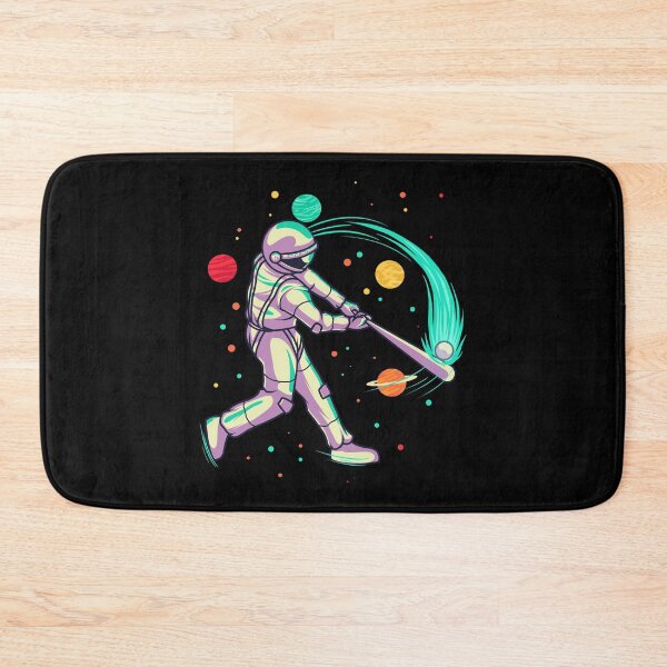 Item preview, Retro Baseball Astronaut - Galactic Baseball Bat designed and sold by anziehend.