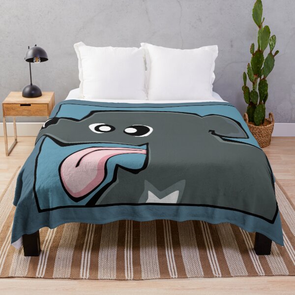 Item preview, Staffordshire Bull Terrier - Blue (Face) BLUE BG designed and sold by TheChicken.
