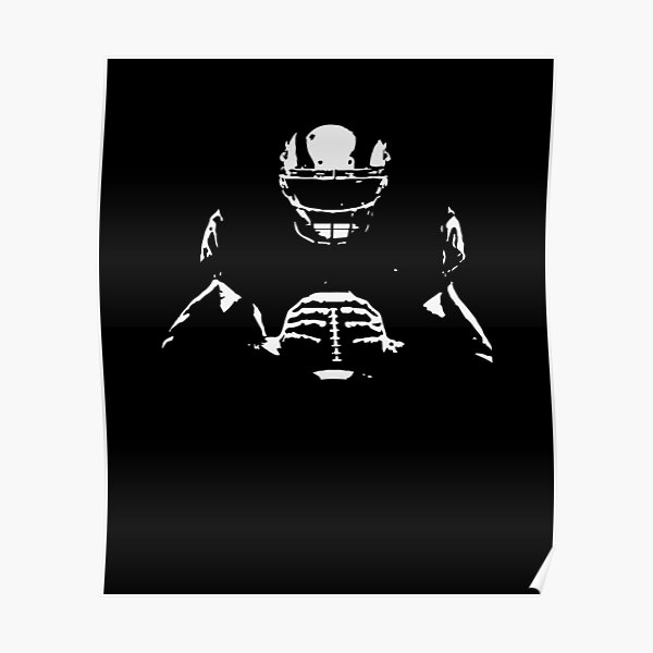 American football - football symbols / icon / sign Poster by Mohja-Design