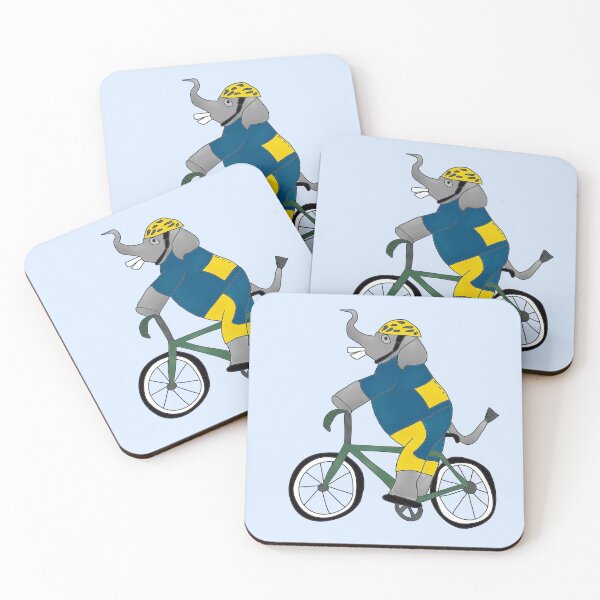 Item preview, Cyclist Elephant designed and sold by k.d schubach.