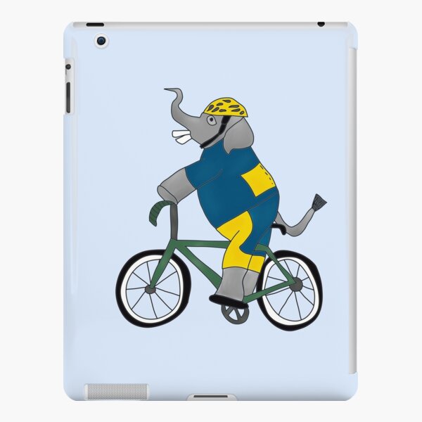 Cyclist Elephant iPad Snap Case