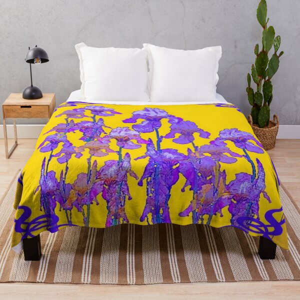 Item preview, PURPLE-PINK SPRING IRIS GOLDEN COLOR NOUVEAU ART, designed and sold by sharlesart.