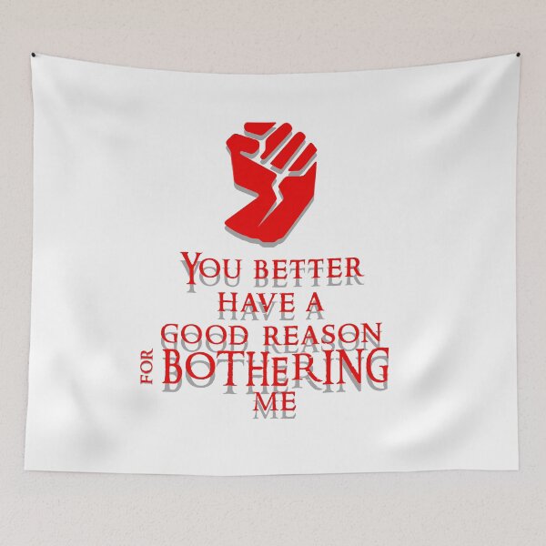 Item preview, A Good Reason - Red Hawke Quote designed and sold by Deity Of Duality.