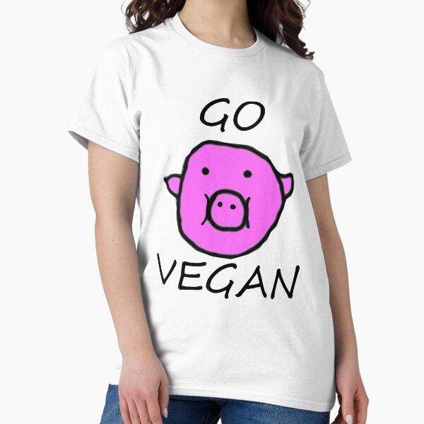 Artikel-Vorschau von Go Vegan Pig, designt und verkauft von jovanx011.