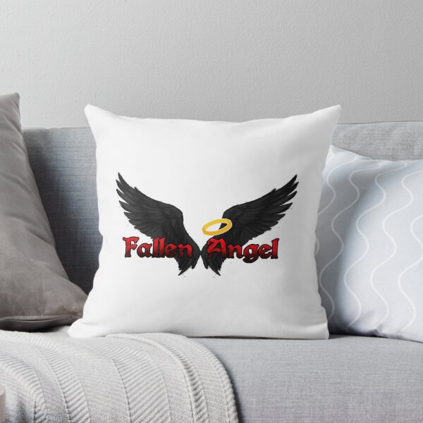 Fallen Angel Wings Throw Pillow