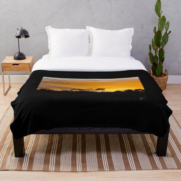 Napoli Sunset Throw Blanket