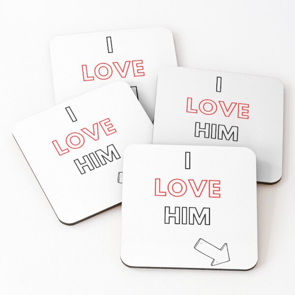 Item preview, I LOVE HIM for pet lovers designed and sold by Cnoks.