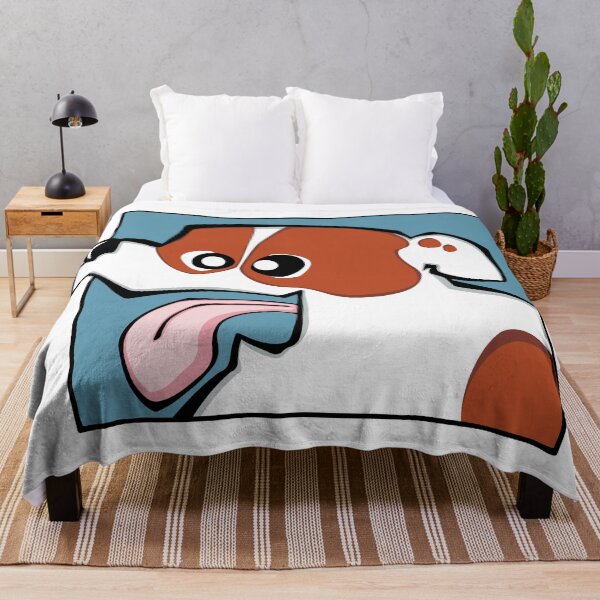 Item preview, Staffordshire Bull Terrier - Red and White (Face) WHITE BG designed and sold by TheChicken.