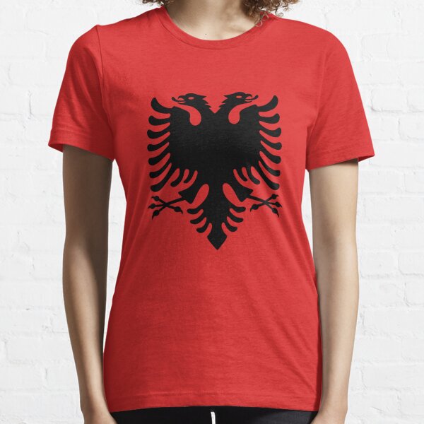 Albanisches Adler- und Markierungsfahnen-Symbol - Shqiponja Essential T-Shirt