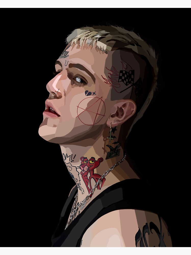 "Lil Peep" Sticker for Sale by spencerfox7 | Redbubble