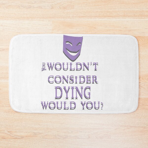Item preview, Consider Dying - Purple Hawke Quote designed and sold by Deity Of Duality.