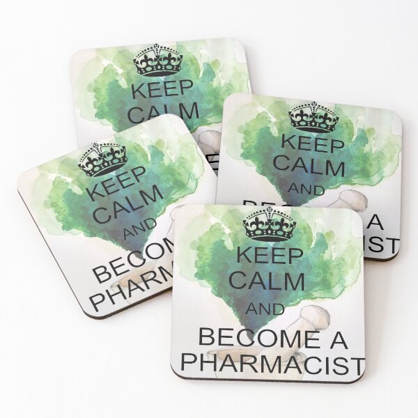 Item preview, Keep Calm and Become a Pharmacist designed and sold by habi8.
