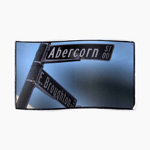 On the Corner of Abercorn Poster