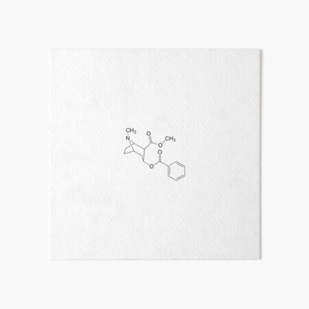 Cocaine Molecule Art Board Print