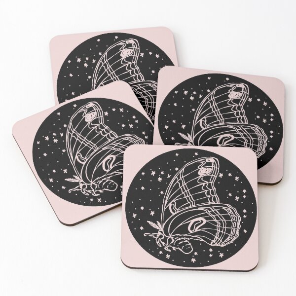 Item preview, cosmic moth illustration designed and sold by craftordiy.art.