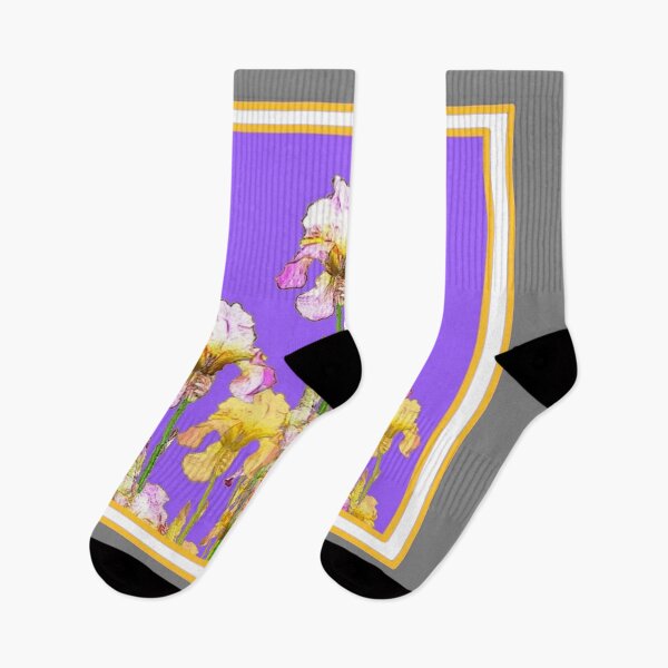 Item preview,  GOLDEN PURPLE IRIS GARDEN ART designed and sold by sharlesart.