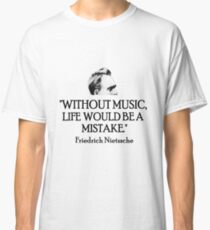 Camiseta clásica Música