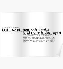 Erster Hauptsatz der Thermodynamik Poster