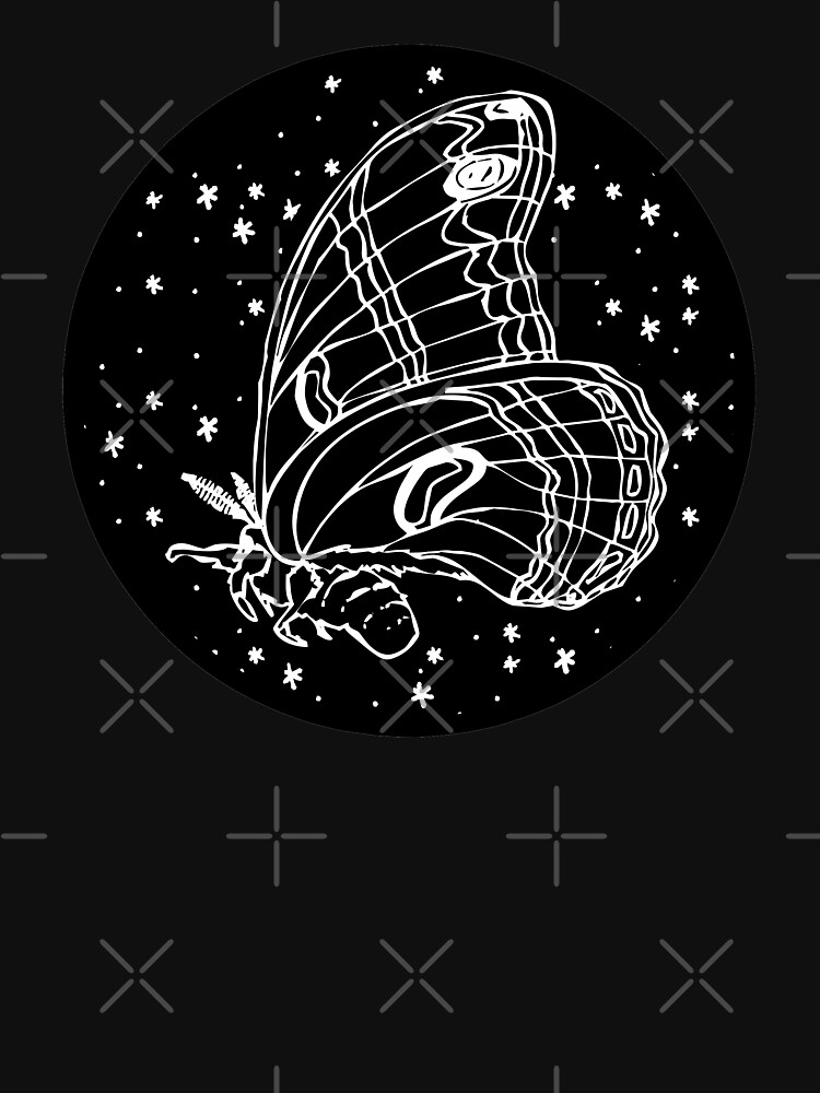 cosmic moth illustration by craftordiy