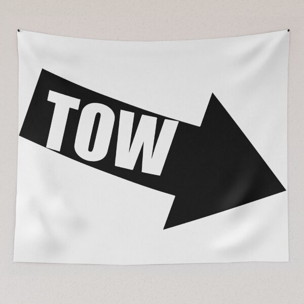 Item preview, Black Tow Hook Sticker Racing Track Day JDM Style designed and sold by Road To Track.