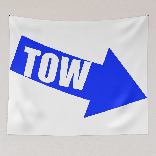Item preview, Blue Tow Hook Sticker Racing Track Day JDM Style designed and sold by Road To Track.