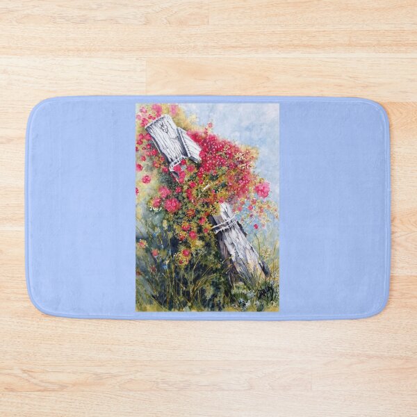 Item preview, Country Rose on a Old Fence post designed and sold by JanineRileyArt.