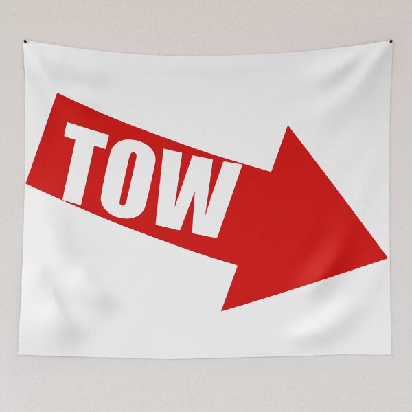 Item preview, Red Tow Hook Sticker Racing Track Day JDM Style designed and sold by Road To Track.