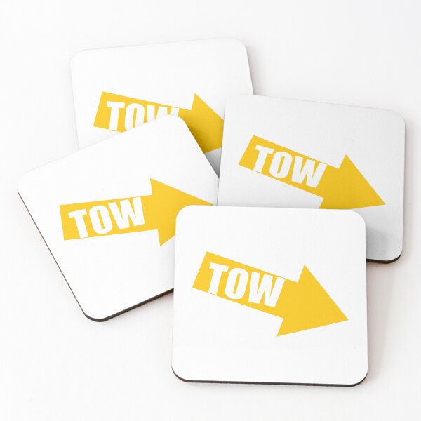 Item preview, Yellow Tow Hook Sticker Racing Track Day JDM Style designed and sold by Road To Track.
